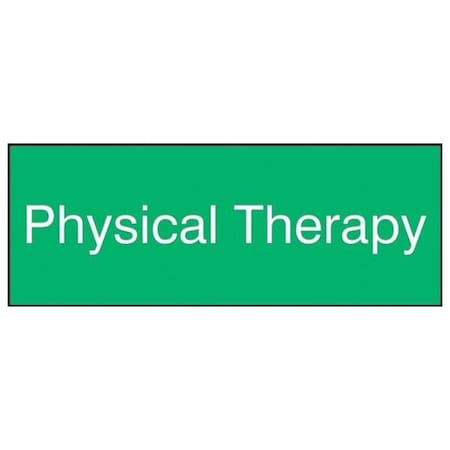 Accuform 8 in W x 3 in H, Engraved Plastic PSG912GN